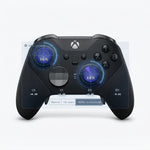 Xbox Elite Series 2 controller with GuliKit TMR Hall Effect joysticks installed — packaging view